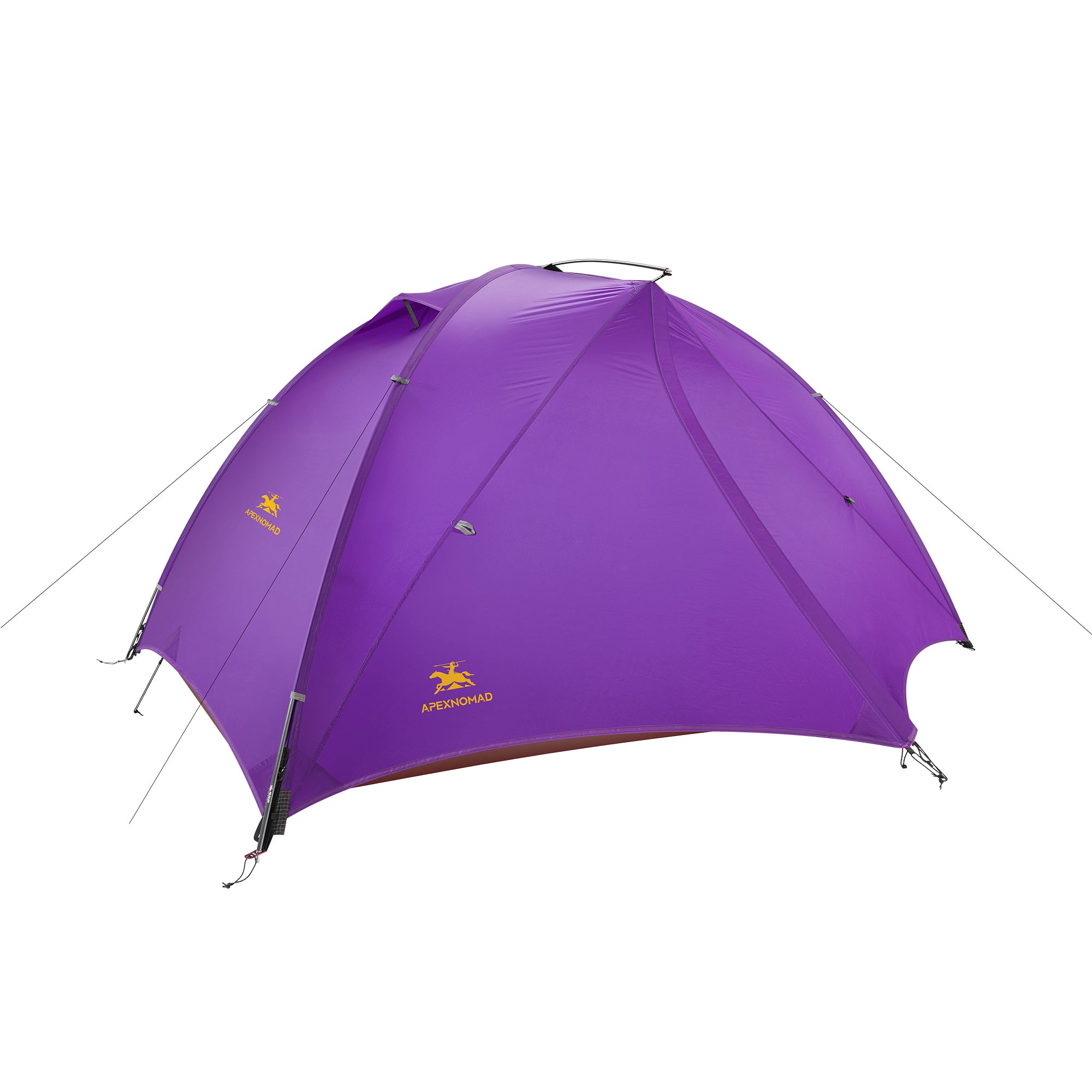 2 Person Pole Sleeve Backpacking Tent ApexNomad Haven Pro Purple