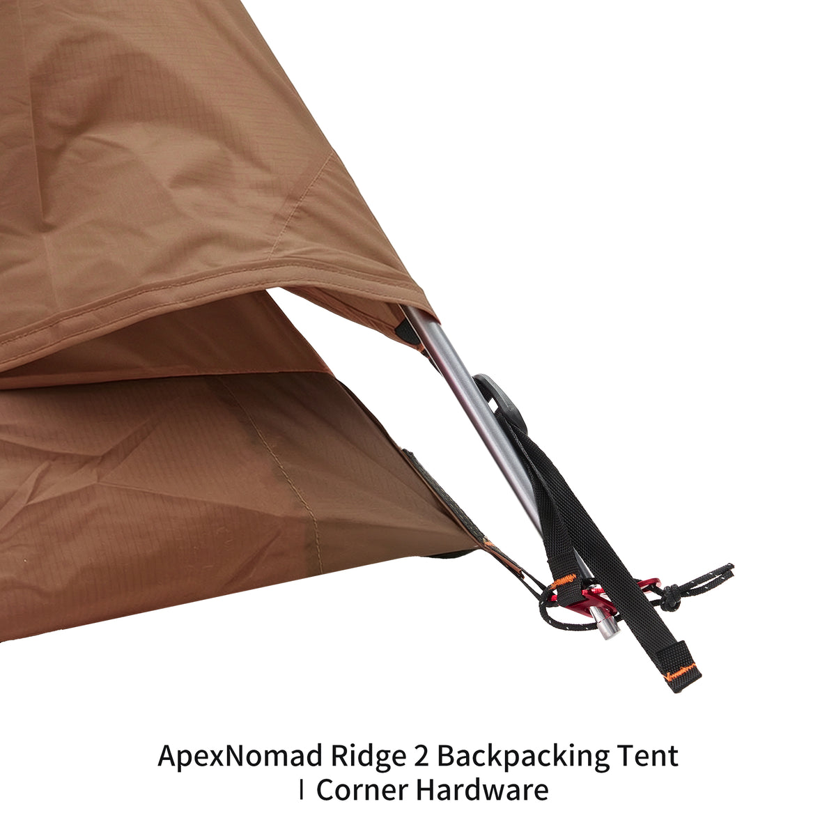 2 Person Lightweight Freestanding Backpacking Tent ApexNomad Ridge Brown