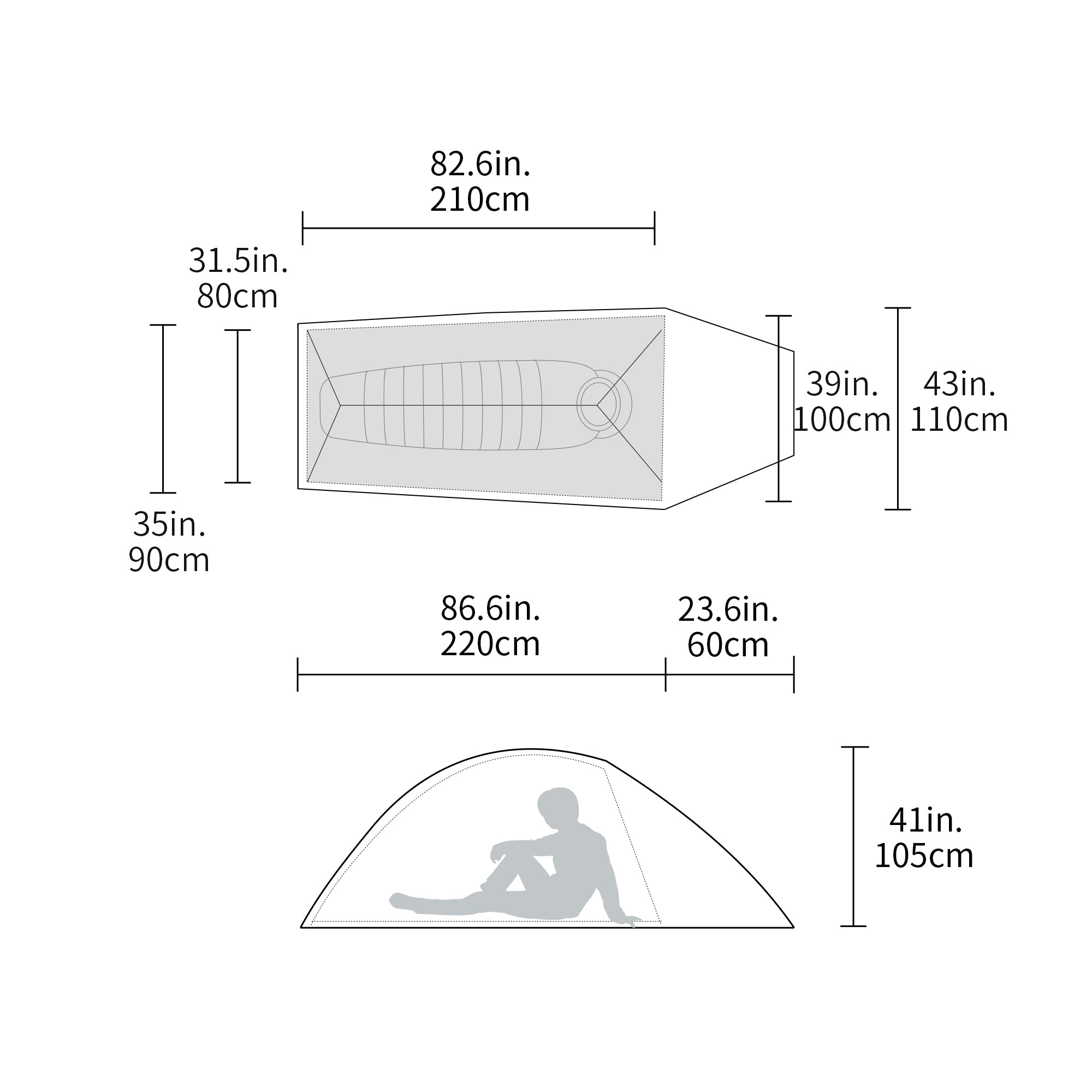 ApexNomad – Ridge 1 person  Backpacking Tent