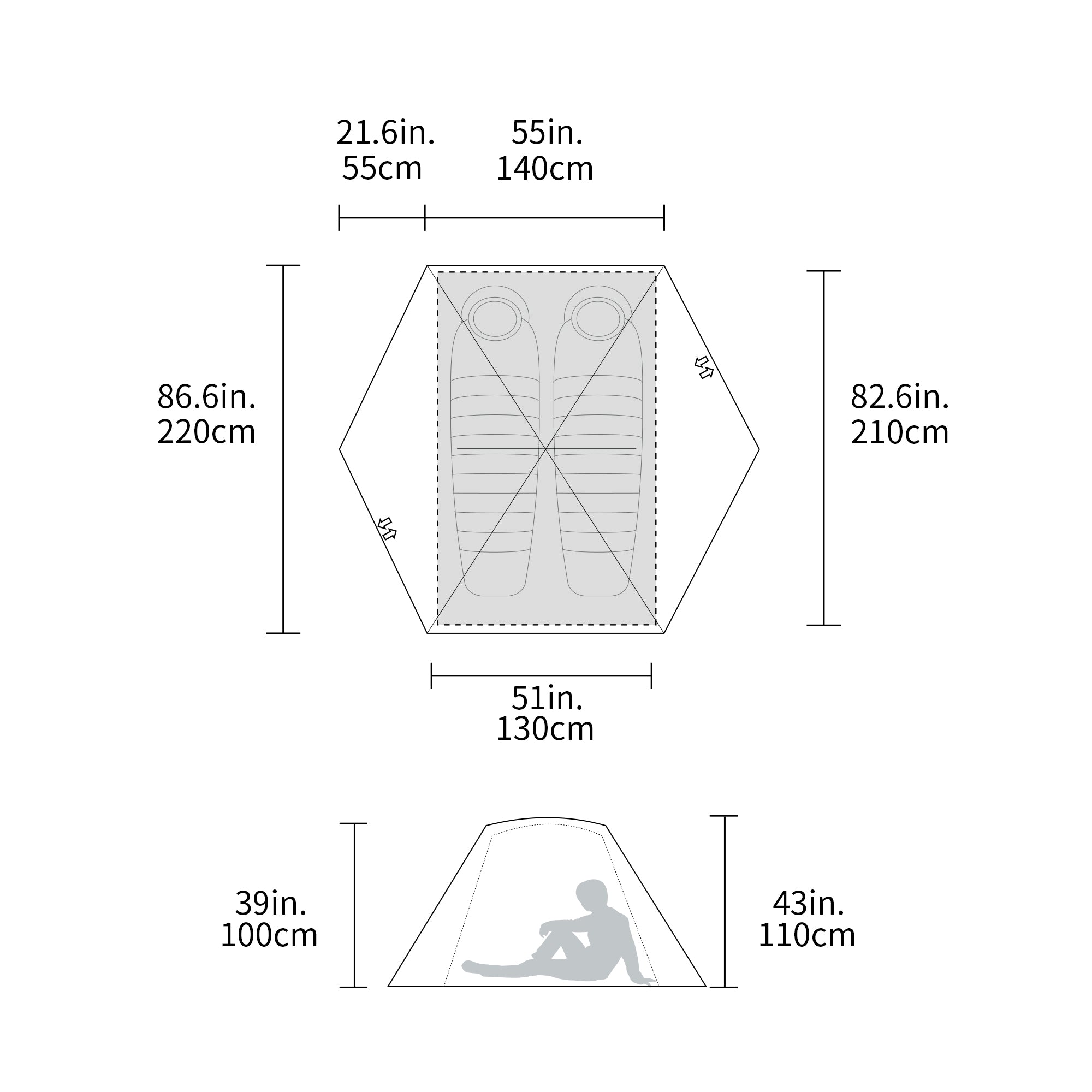 ApexNomad –Haven 2 person  Backpacking Tent