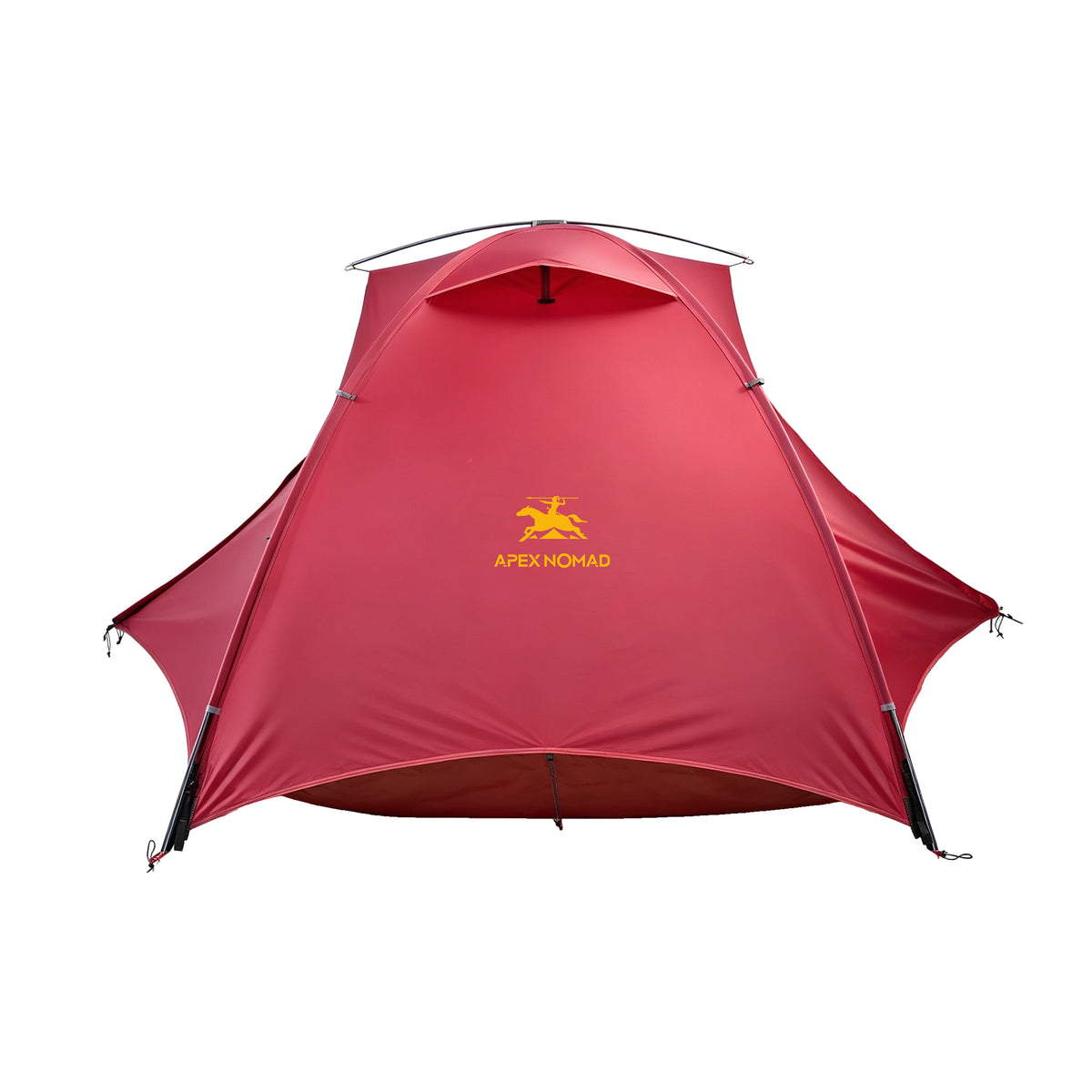2 Person Pole Sleeve Backpacking Tent ApexNomad Haven Pro Red