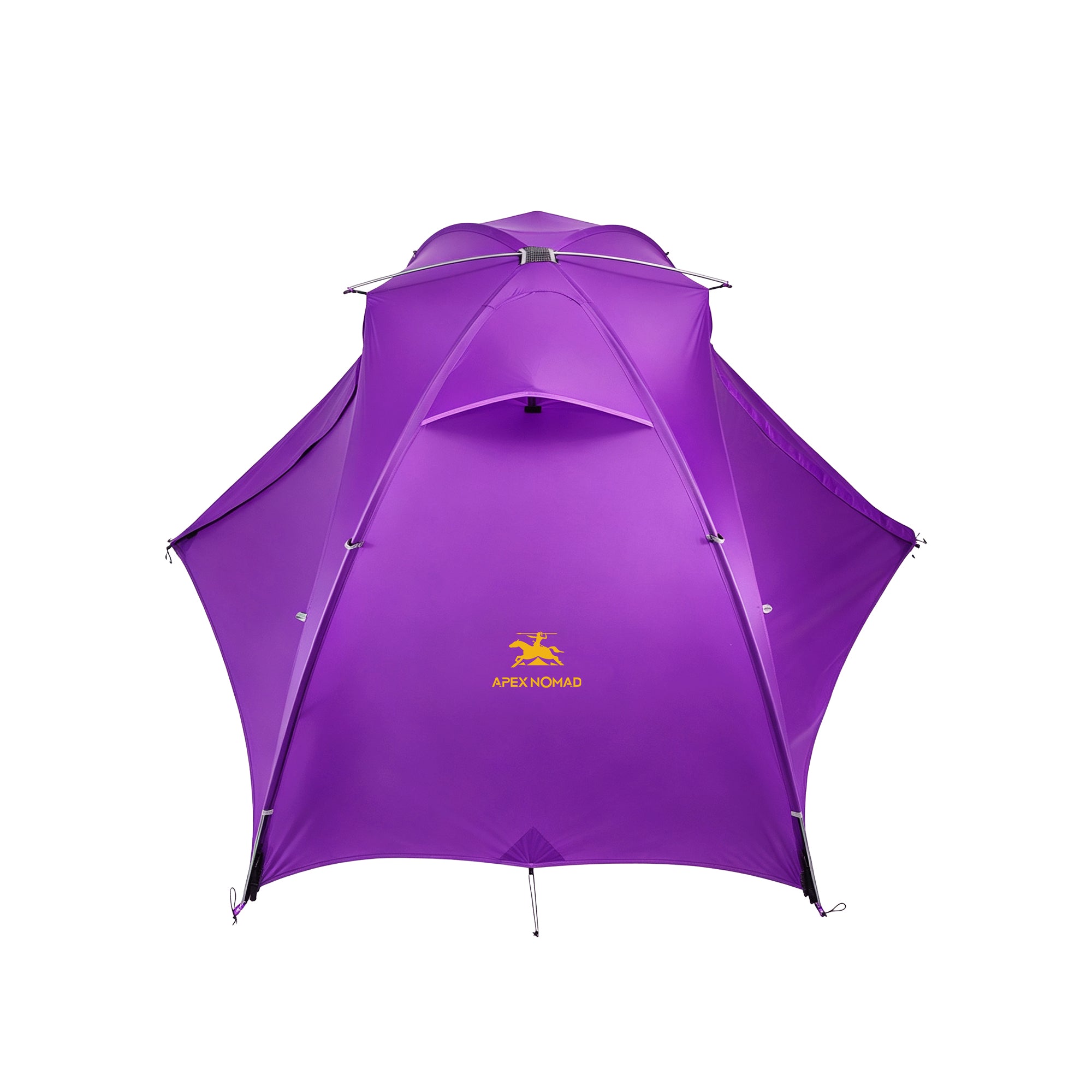 2 Person Pole Sleeve Backpacking Tent ApexNomad Haven Pro Purple