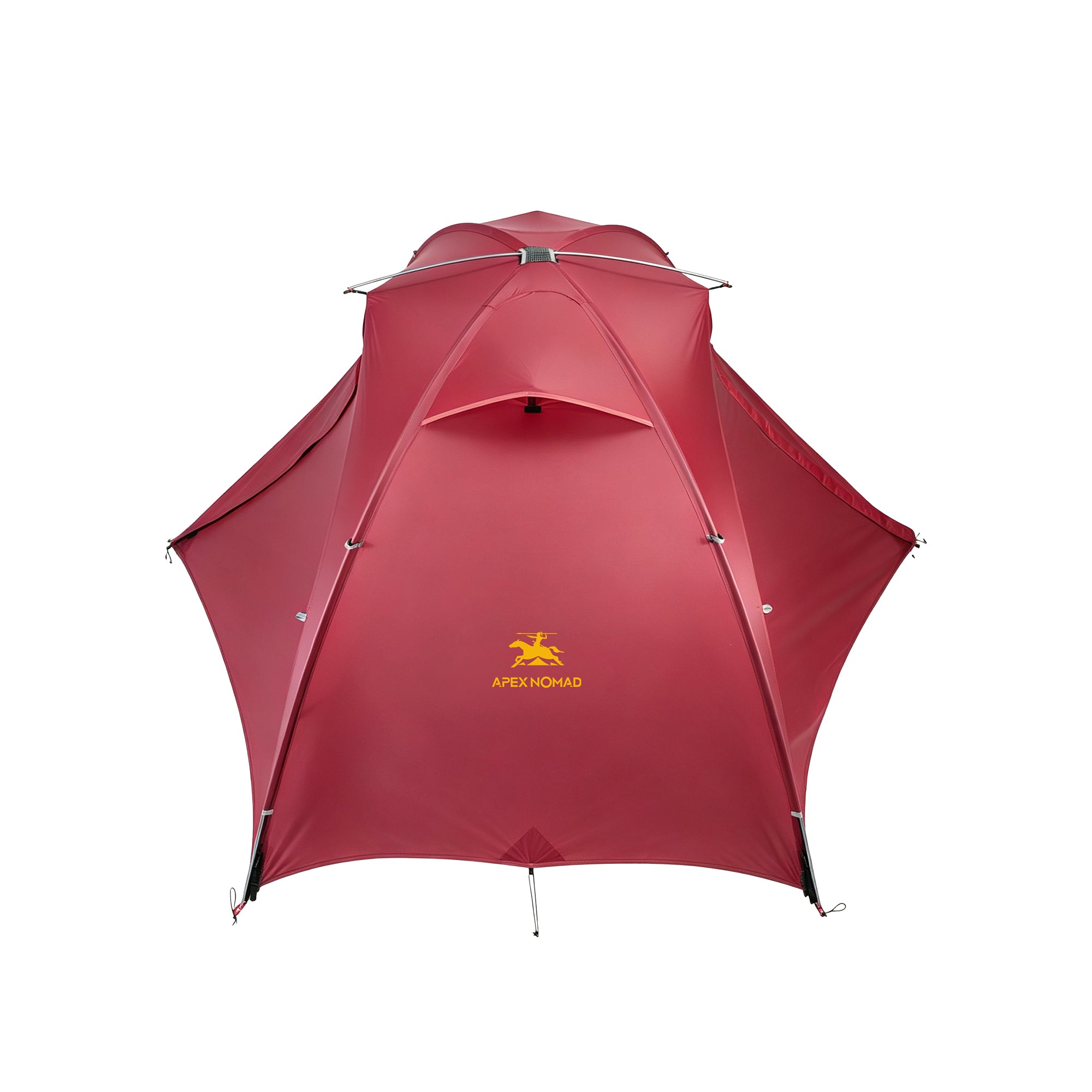 2 Person Pole Sleeve Backpacking Tent ApexNomad Haven Pro Red