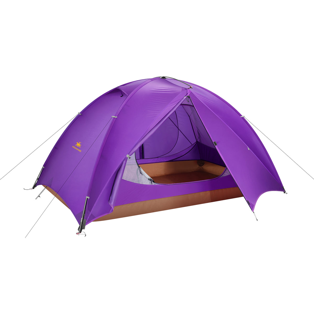 2 Person Pole Sleeve Backpacking Tent ApexNomad Haven Pro Purple