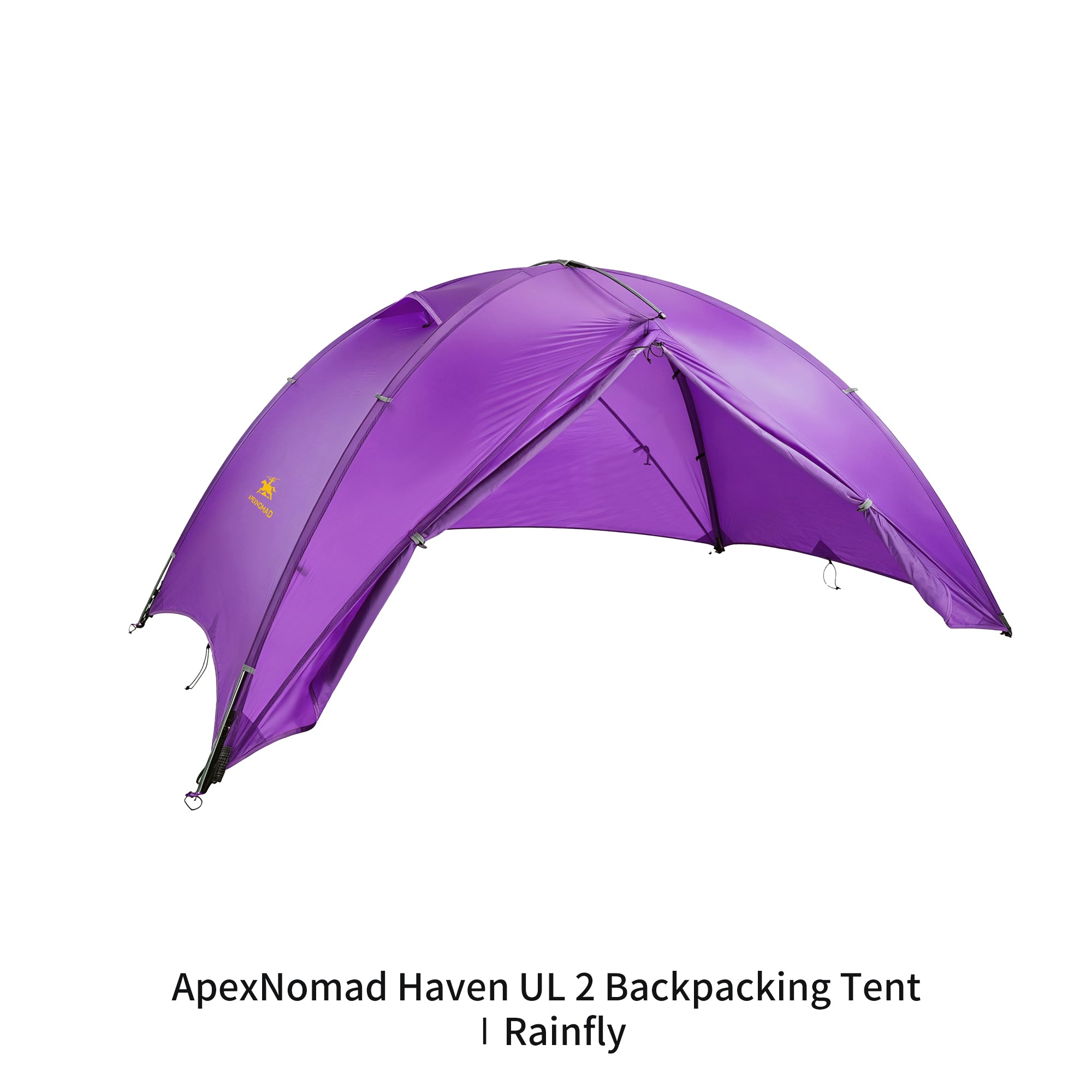 2 Person Pole Sleeve Backpacking Tent ApexNomad Haven Pro Purple
