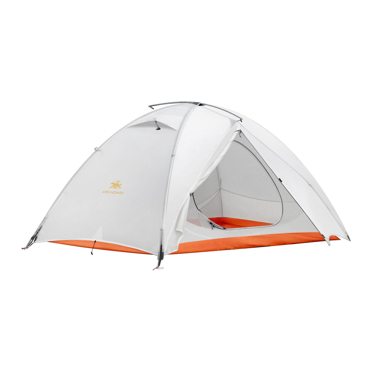 2 Person Pole Sleeve Backpacking Tent ApexNomad Haven Pro White