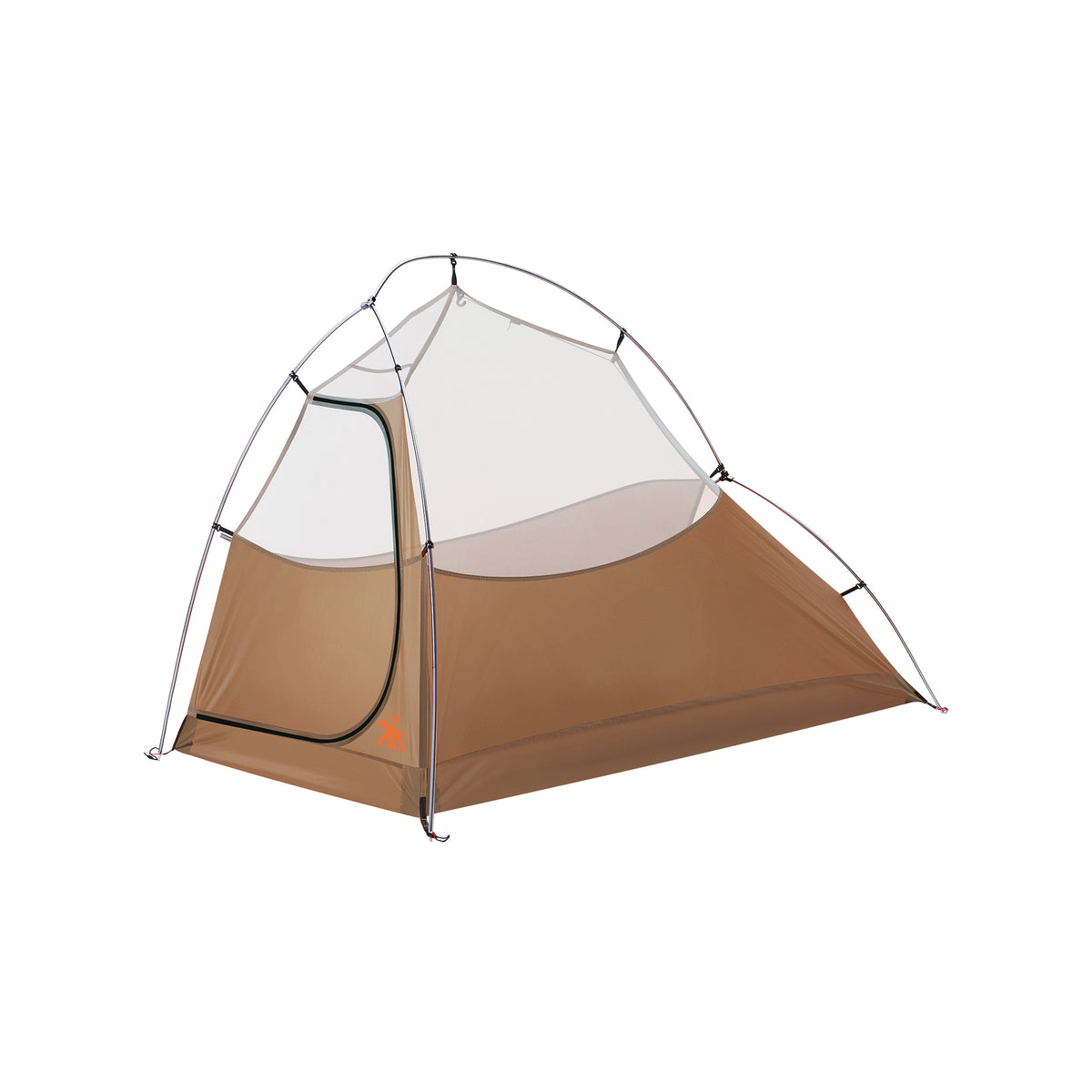 1 Person Lightweight Freestanding Backpacking Tent ApexNomad Ridge Brown