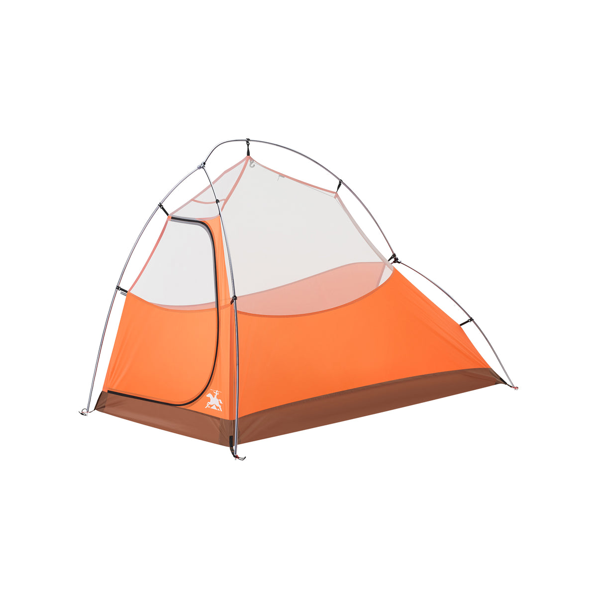1 Person Lightweight Freestanding Backpacking Tent ApexNomad Ridge Orange
