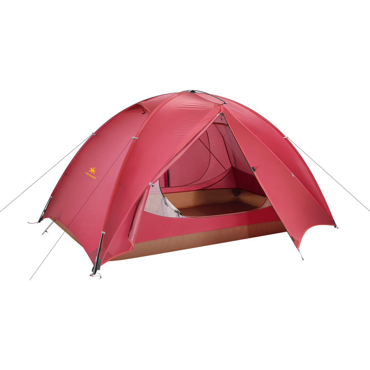 2 Person Pole Sleeve Backpacking Tent ApexNomad Haven Pro Red