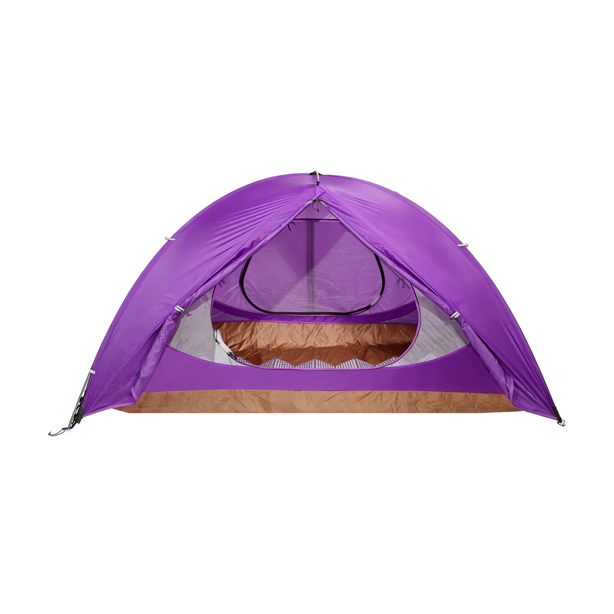 2 Person Pole Sleeve Backpacking Tent ApexNomad Haven Pro Purple