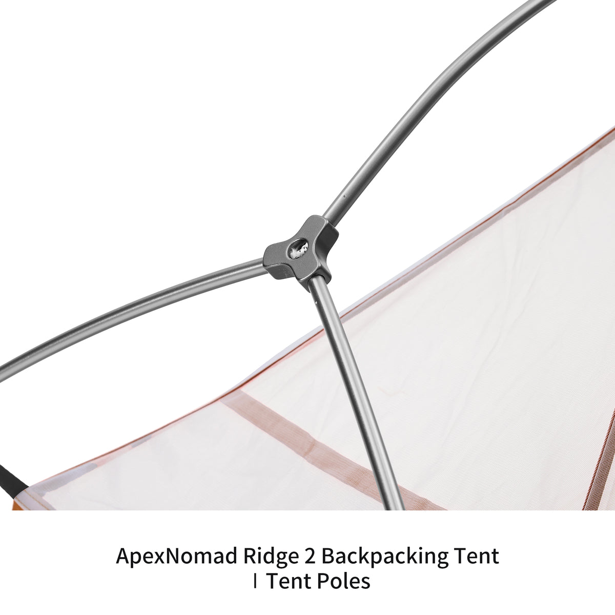 2 Person Lightweight Freestanding Backpacking Tent ApexNomad Ridge Brown