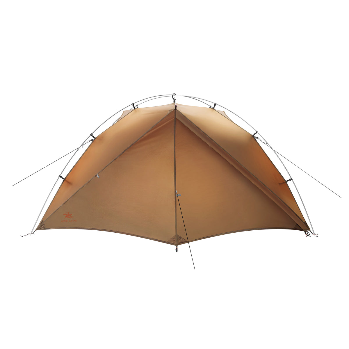 2 Person Freestanding Backpacking Tent with Dual Doors ApexNomad Haven Brown