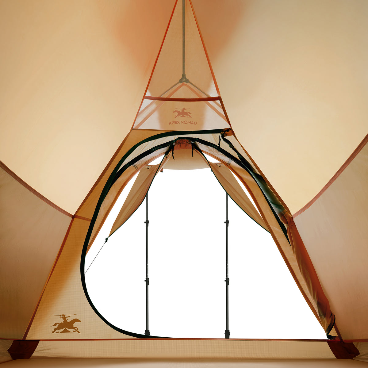 2 Person Lightweight Freestanding Backpacking Tent ApexNomad Ridge Brown