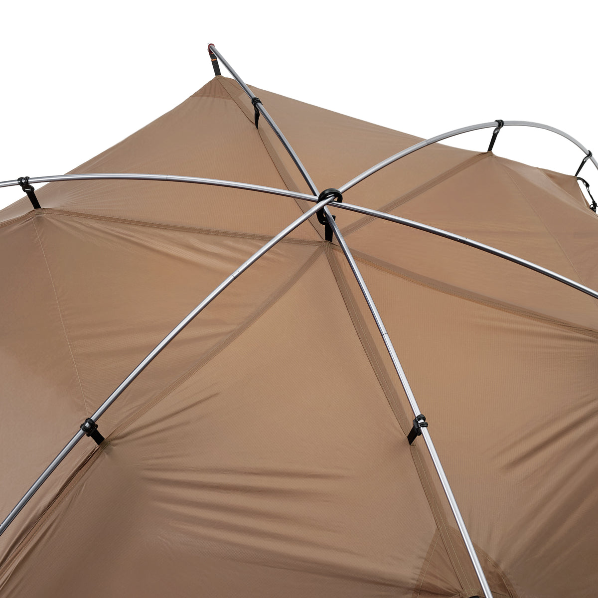 2 Person Freestanding Backpacking Tent with Dual Doors ApexNomad Haven Brown