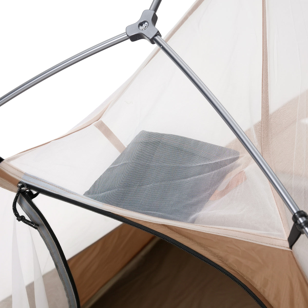 1 Person Lightweight Freestanding Backpacking Tent ApexNomad Ridge Brown